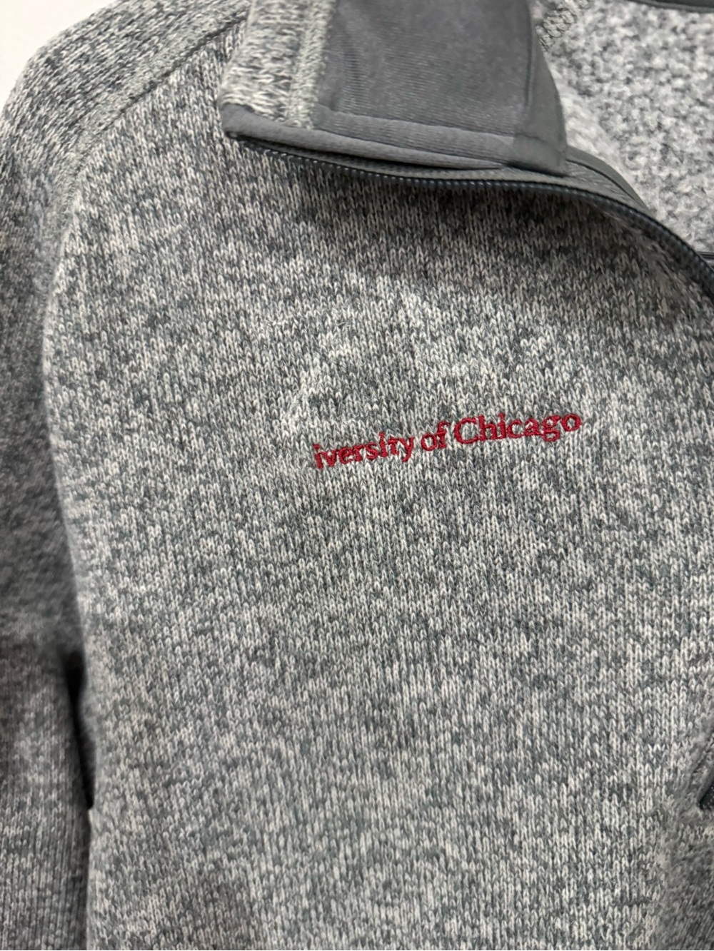 Patagonia Better Sweater 1/4 Zip Pullover Men’s M Stonewash Heather Gray - Picture 3 of 6
